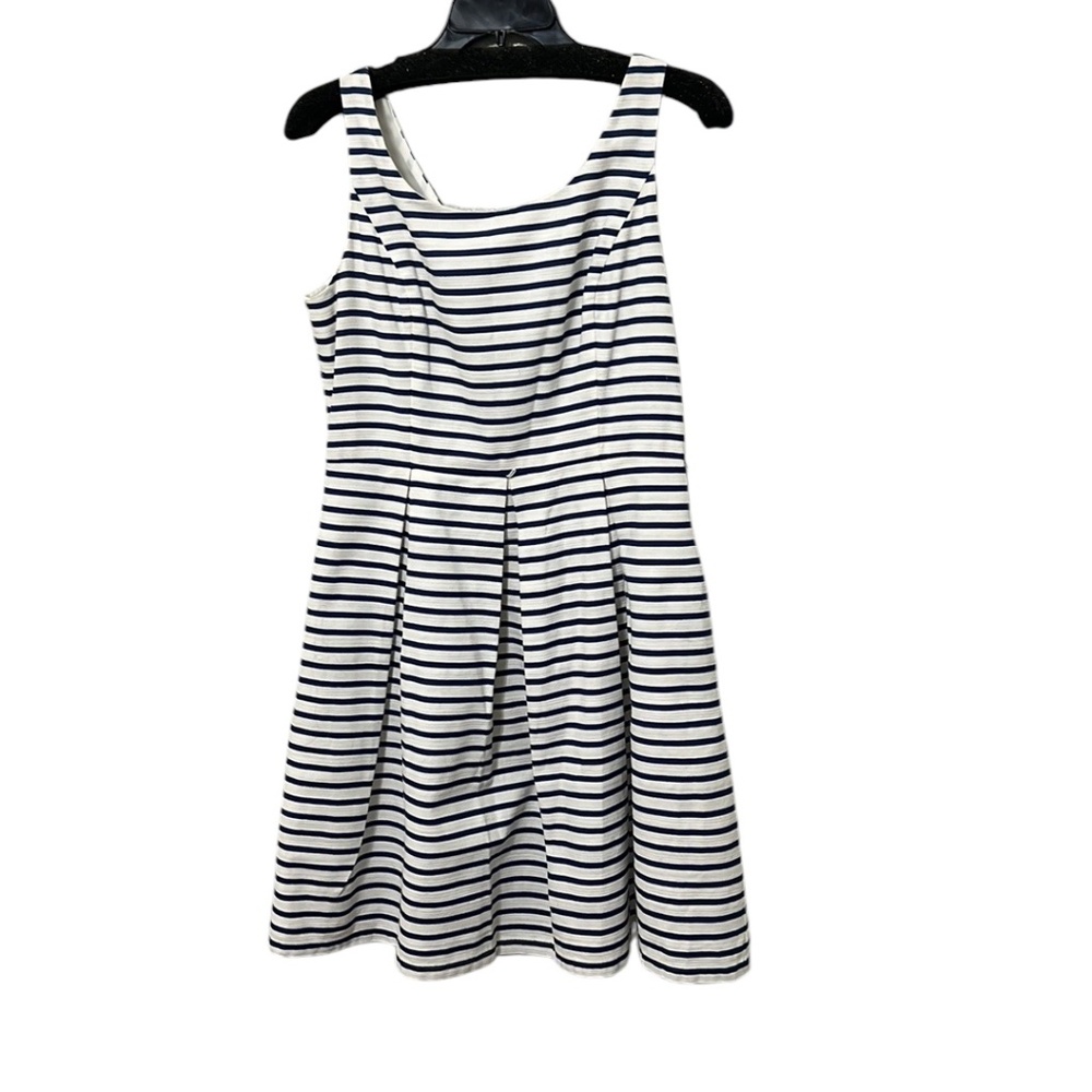Eliza J White & Blue Striped Dress Size 10P
